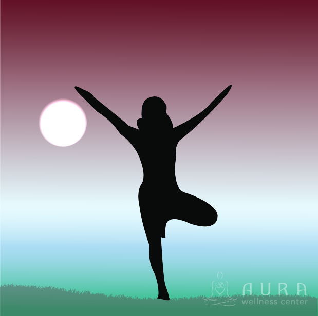 Illustration of Tree Pose in Silhouette Vector. Use for Yoga Poses Logo.  29872572 Vector Art at Vecteezy