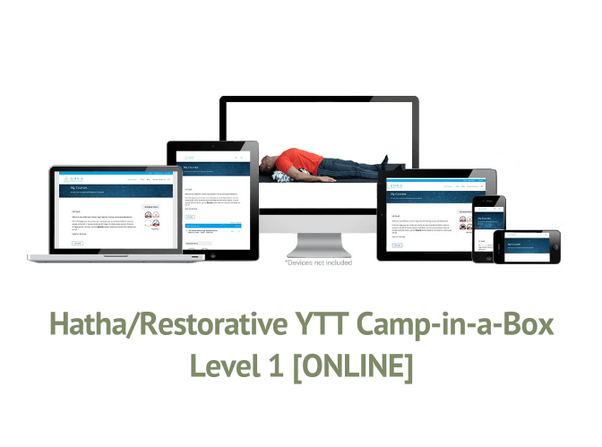 Hatha/Restorative YTT Camp-in-a-Box – Level 1 [ONLINE]