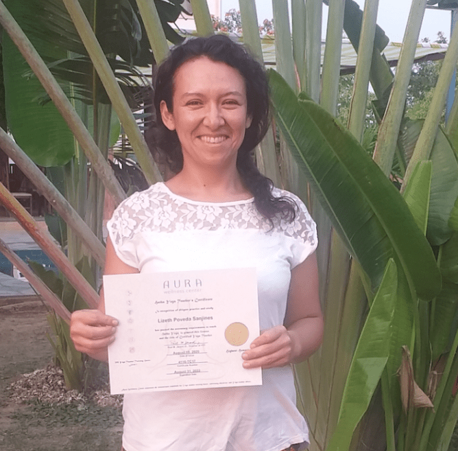 Lizeth Poveda - Certified Hatha Yoga Teacher